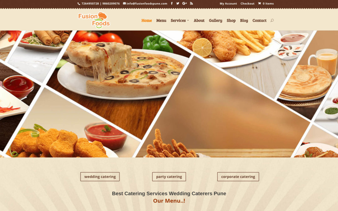 Food Ordering, Catering Business E Commerce Web Design And Development in Pune By SVFX Animation Studio