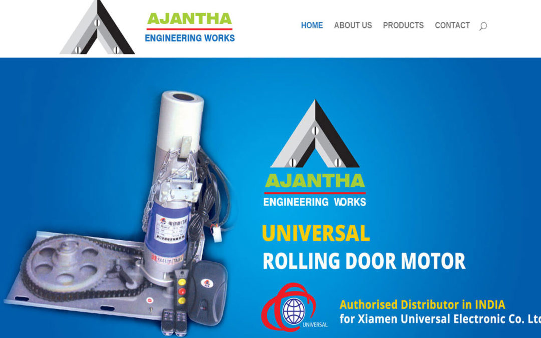 Web Design And Development Project Ajantha Rolling Shutters