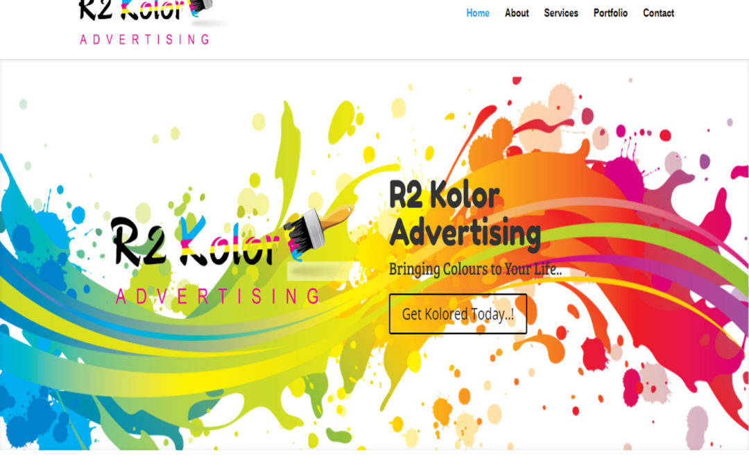 Web Design And Development Project R2color Advertising