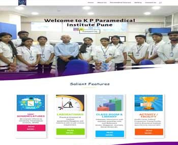 Web Design And Development project KPParamedical college