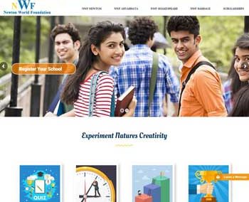 Web Design And Development project Newton World