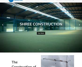 Web Design And Development Project Shree Construction