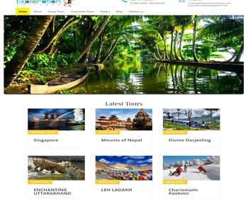 Web Design And Development project ExplorationHolidays