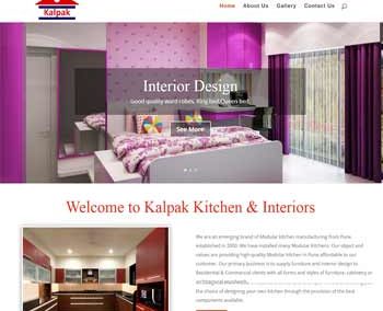 Web Design And Development Project Kalpak Kitchen Interior