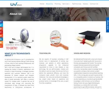 Web Design And Development Project UvTechnocrats